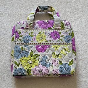 EUC Vera Bradley WATERCOLOR Cosmetic Case/Tech Organizer